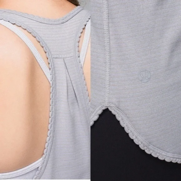 Lululemon 105 F Singlet Heathered Medium Grey - Picture 5 of 9